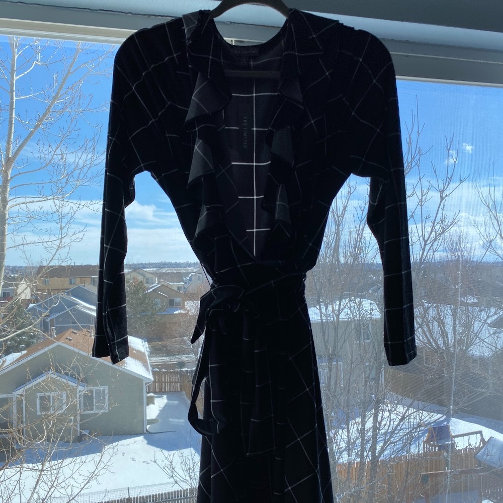The Limited Black and White Dress